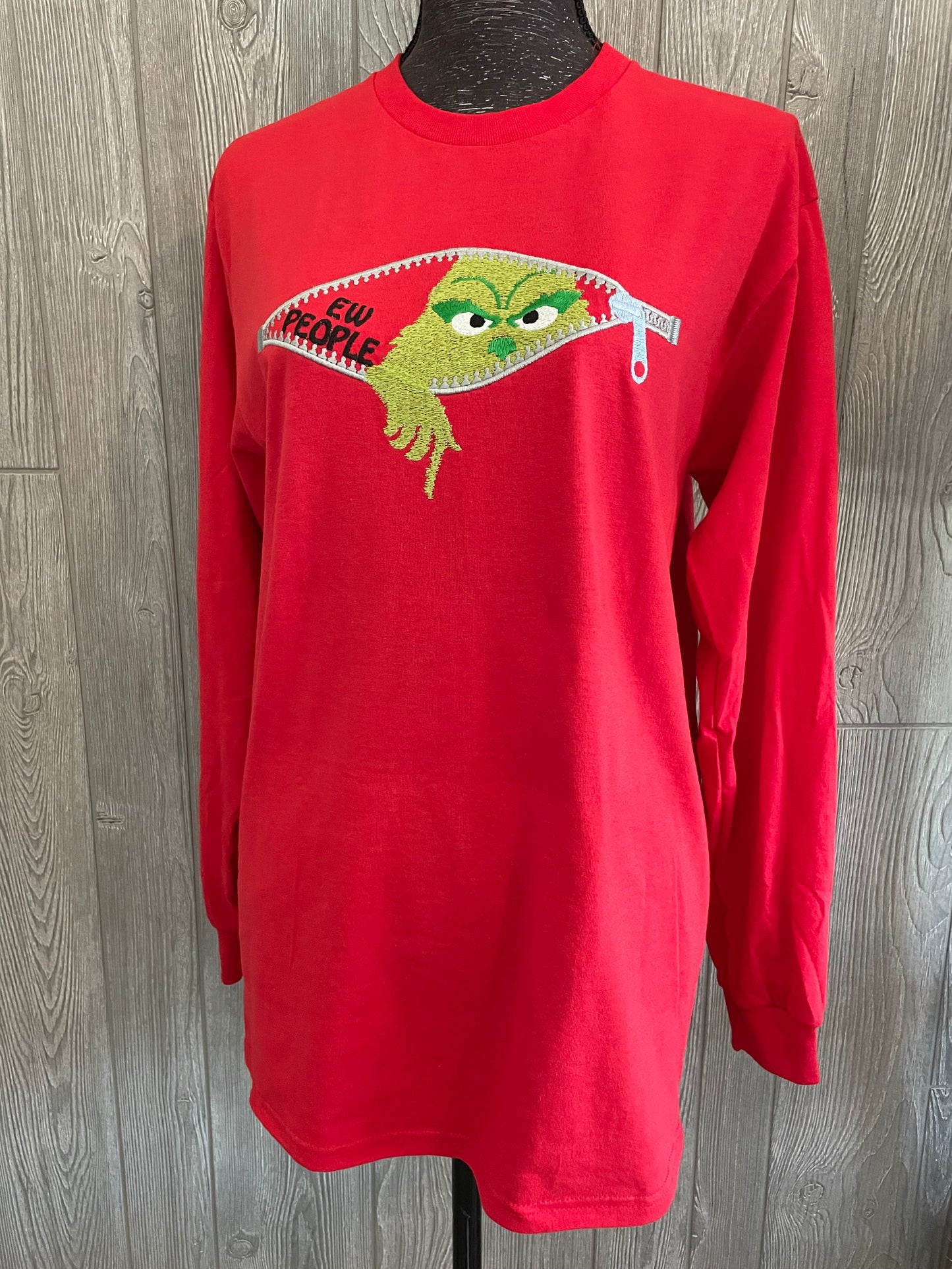 Ew People Embroidery Sweatshirt or Long Sleeve Tshirt