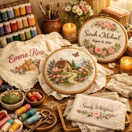 Discovering the Artistry of Sandy Whisperz: A Unique Embroidery Journey