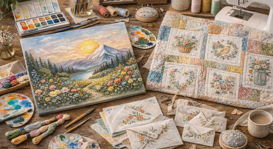 Mixing Media: Combining Embroidery with Other Art Forms