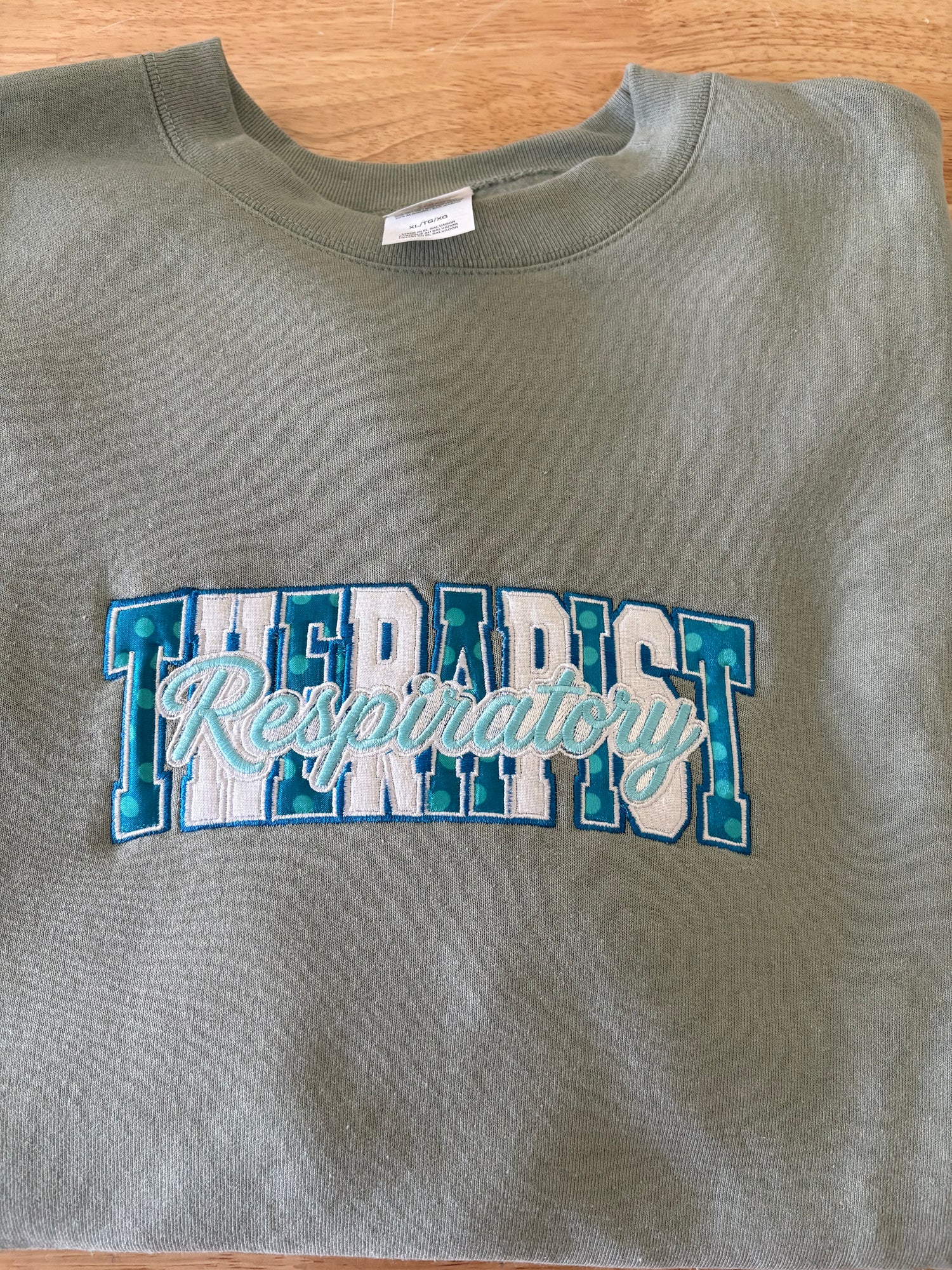 Respiratory Therapist University Applique Sweatshirt