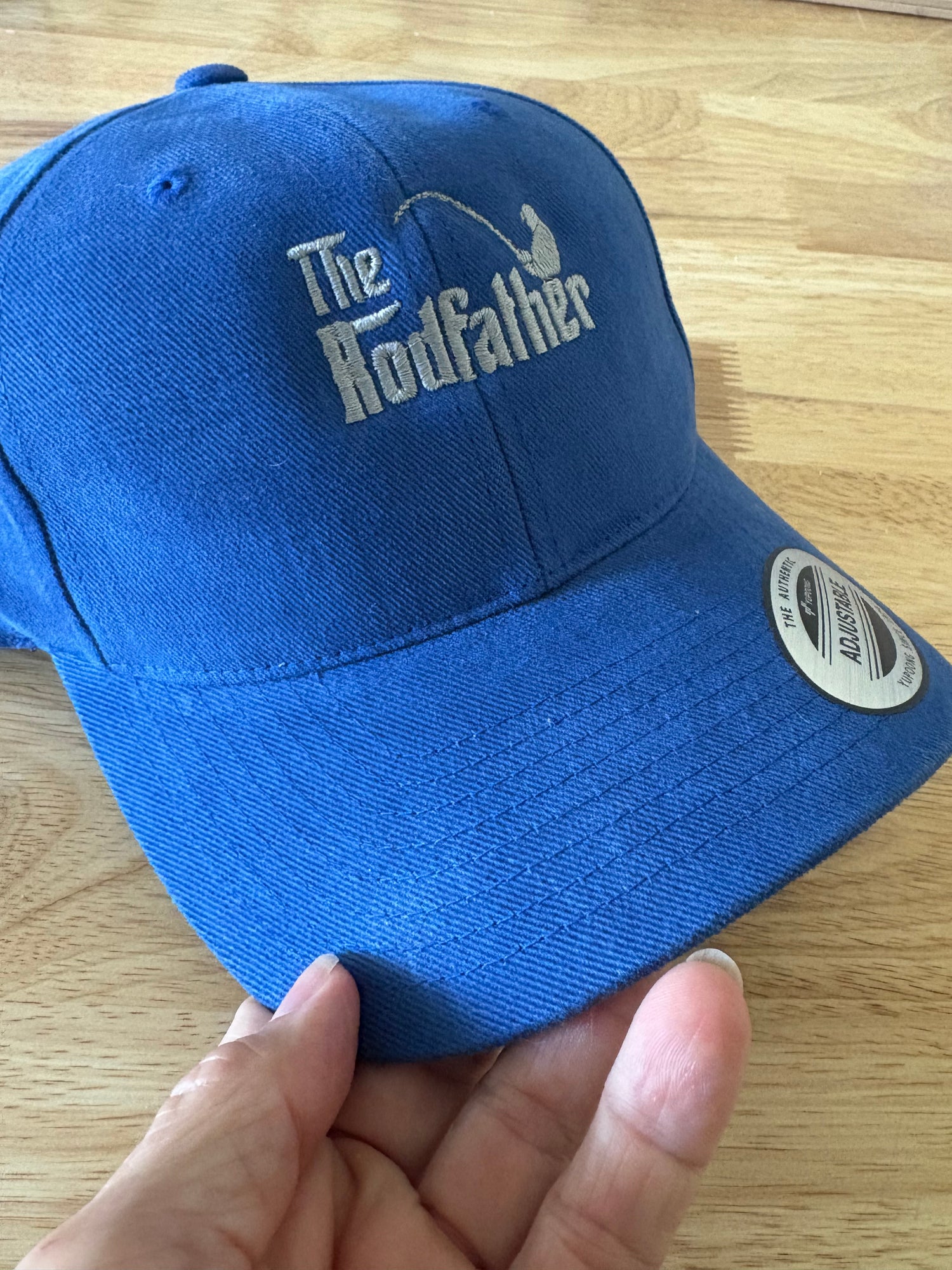 Rodfather Fishing Embroidery Hat | Rodfather Hat | Dad Fishing Hat